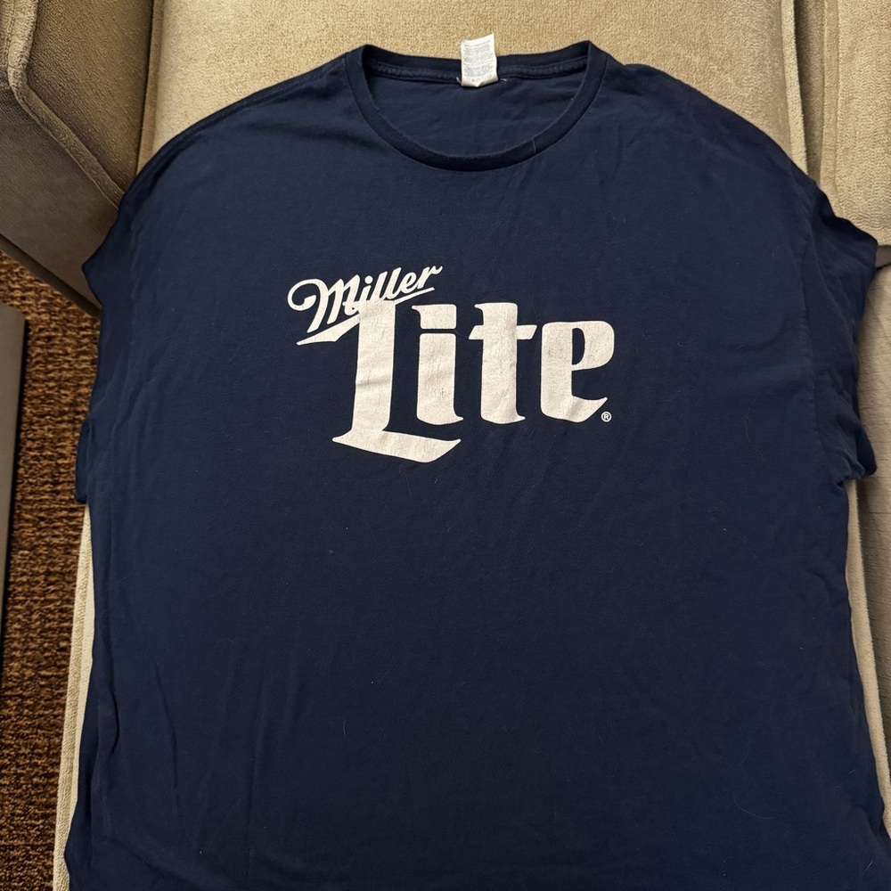 Navy Blue Miller Light T-Shirt 3XL